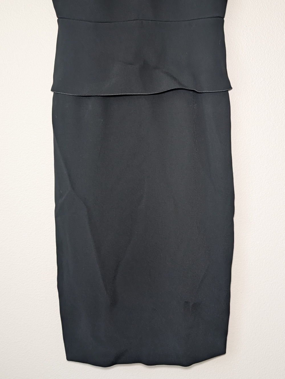 Roland Mouret Black Sleeveless Peplum Sheath Dress - Picture 4 of 13